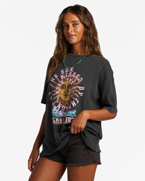 3 Kiss Me - T-Shirt for Women Black EBJZT00167 Billabong