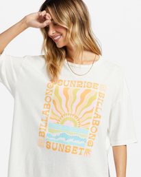 4 Sunrise To Sunset - T-Shirt for Women White EBJZT00168 Billabong