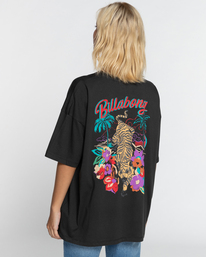 6 Easy Tiger - Maglietta da Donna Black EBJZT00175 Billabong