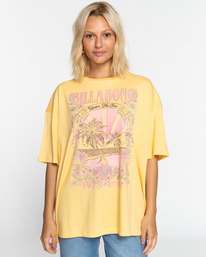 1 Under The Sun - T-Shirt voor Dames Orange EBJZT00184 Billabong