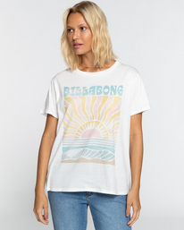 3 Sunshine Dream - T-Shirt for Women White EBJZT00208 Billabong