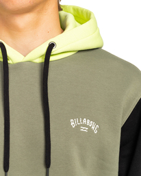 3 Arch Block - Hoodie voor Heren Green EBYFT00107 Billabong