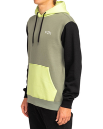 2 Arch Block - Hoodie voor Heren Green EBYFT00107 Billabong