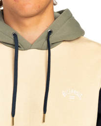 3 Arch Block - Hoodie voor Heren Beige EBYFT00107 Billabong