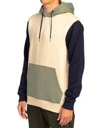 2 Arch Block - Hoodie voor Heren Beige EBYFT00107 Billabong