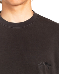 3 Wave Washed - Sweatshirt for Men Black EBYFT00110 Billabong