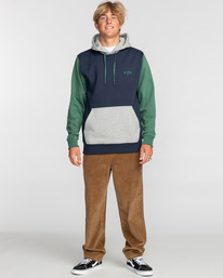 1 Arch Block - Kapuzenpulli für Männer Blau EBYFT00115 Billabong