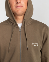 4 Arch - Zip-Up Hoodie for Men Brown EBYFT00116 Billabong