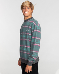 3 HALFRACK FLEECE CREW Black EBYFT00119 Billabong