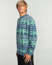 3 Halfrack - Sweat pour Homme Bleu EBYFT00119 Billabong