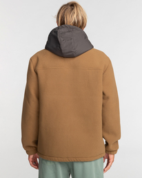 3 Boundary Sherpa - Hoodie met Rits voor Heren Brown EBYFT00123 Billabong