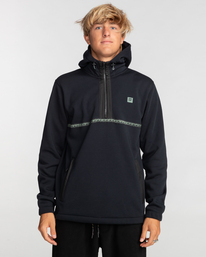 5 Pathfinder - Half-Zip Fleece for Men Black EBYFT00124 Billabong
