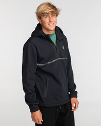 3 Pathfinder - Half-Zip Fleece for Men Black EBYFT00124 Billabong