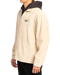 4 Bad Dog - Veste en velours côtelé pour Homme Beige EBYJK00109 Billabong