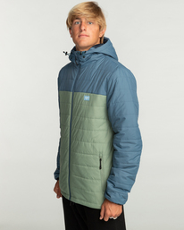 3 Surf Check - Steppjacke für Männer Blau EBYJK00115 Billabong