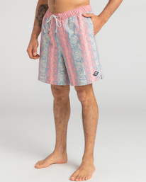 2 Wasted Times Layback - Board Shorts for Men Red EBYJV00106 Billabong