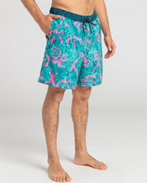 3 Wasted Times Layback - Boardshorts para Hombre Azul EBYJV00106 Billabong