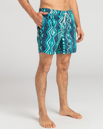 3 Good Times Layback - Board Shorts for Men Blue EBYJV00107 Billabong