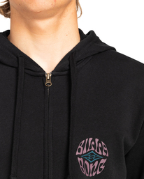 4 Bloom - Sudadera con Capucha y Cremallera para Hombre Negro EBYSF00103 Billabong