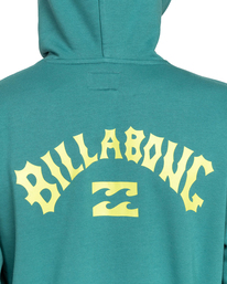 2 Arch Wave - Sweatshirt com capuz para Homem Verde EBYSF00105 Billabong