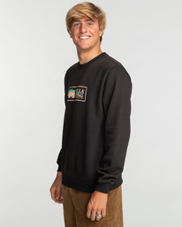 1 Swell - Sweatshirt for Men Black EBYSF00124 Billabong
