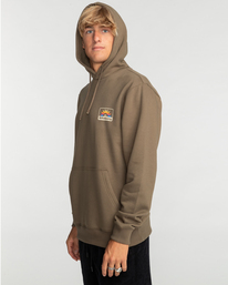 1 Walled - Sudadera con Capucha para Hombre Marron EBYSF00127 Billabong