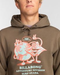 3 Take Care - Hoodie for Men Brown EBYSF00138 Billabong