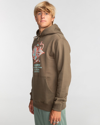 1 Take Care - Hoodie for Men Brown EBYSF00138 Billabong