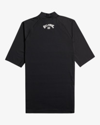 1 Waves All Day - Short Sleeve Rash Vest for Men Black EBYWR00101 Billabong