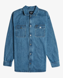5 Ridge - Denim Overshirt for Men Blue EBYWT03000 Billabong