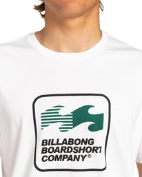 3 Swell - Camiseta para Hombre Blanco EBYZT00103 Billabong