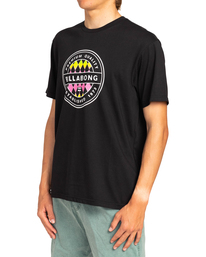 2 Rotor Fill - T-Shirt for Men Black EBYZT00105 Billabong