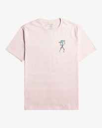 5 Spiral - T-shirt pour Homme Rose EBYZT00110 Billabong