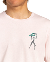 4 Spiral - T-shirt pour Homme Rose EBYZT00110 Billabong