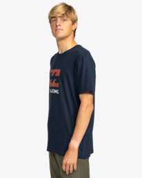 1 Wave - T-Shirt for Men Blue EBYZT00132 Billabong
