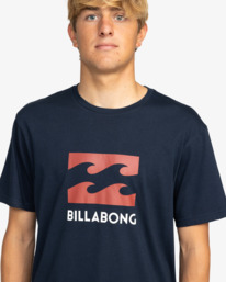 2 Wave - T-Shirt for Men Blue EBYZT00132 Billabong