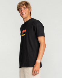 2 Team Wave - T-Shirt for Men Black EBYZT00144 Billabong