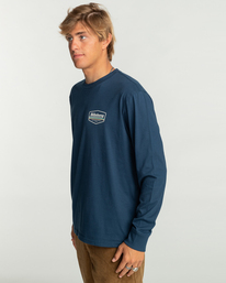 3 Walled - Long Sleeve T-Shirt for Men Blue EBYZT00153 Billabong