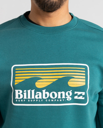 3 Swell - Sweater voor Heren Green F1CR05BIF2 Billabong