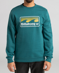 0 Swell - Sweater voor Heren Green F1CR05BIF2 Billabong
