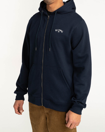 1 Arch - Sweat à capuche zippé pour Homme Bleu F1FL16BIF2 Billabong