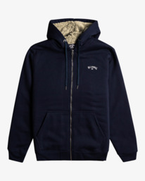 3 Arch - Hoodie met Rits voor Heren Blue F1FL20BIF2 Billabong