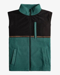 6 Boundary Trail - Chaleco polar calentador de cuerpo para Hombre Verde F1FL24BIF2 Billabong