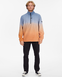 2 Boundary - Polaire demi- zip col montant pour Homme Marron F1FL26BIF2 Billabong