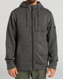 0 Boundary - Kapuzenpulli mit Reißverschluss für Männer Schwarz F1FL33BIF2 Billabong