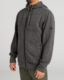 2 Boundary - Kapuzenpulli mit Reißverschluss für Männer Schwarz F1FL33BIF2 Billabong