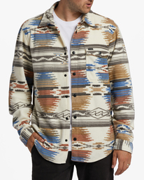 1 Furnace - Fleece Overhemd voor Heren Beige F1FL36BIF2 Billabong