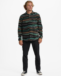 1 Furnace - Fleece Overhemd voor Heren Brown F1FL36BIF2 Billabong