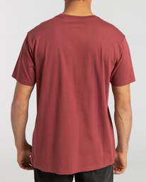 1 Arch - T- shirt met korte mouwen voor Heren Red F1JE11BIF2 Billabong
