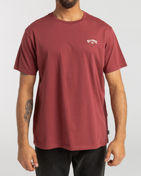 0 Arch - T- shirt met korte mouwen voor Heren Red F1JE11BIF2 Billabong